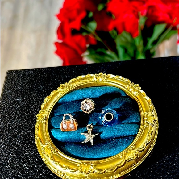 Charming Pandora and Silpada Sterling Silver, Silver and Blue Charms. Plus two. - Picture 2 of 3